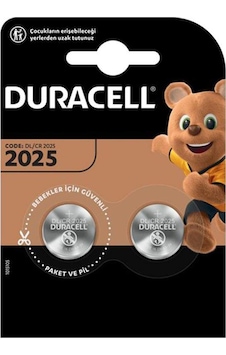 DURACELL CR2025 LİTYUM PİL 2Lİ PAKET