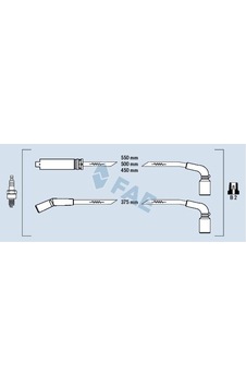 Fae 83562 Buji Kablo Set Chevrolet Kalos 1.4 02 Lanos 1.4-1.5 97 Chevrolet Aveo 1.5-kalos 1.5 05 96305387 - Fae 83562 Buji Kablo Set Chevrolet Kalos 1.4 02 Lanos 1.4-1.5 97 Chevrolet Aveo 1.5-kalos 1.5 05 96305387 -