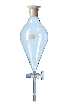 Ayırma Hunisi Armudi Tip, Cam Musluklu 1000 Ml Ayırma Hunisi Armudi Tip, Cam Musluklu 1000 Ml