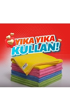 40x40 200 Gr 5 Adet Havlu Temizlik Bezi Pembe-sarı Sarı