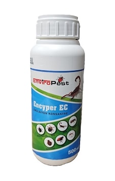 Enviro Pest Encyper Ec 500ml Kene, Pire, Akrep Ve Tahtakurusu İlacı Enviro Pest Encyper Ec 500ml Kene, Pire, Akrep Ve Tahtakurusu İlacı