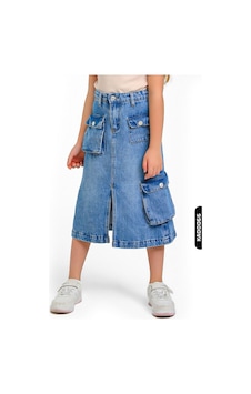 Xo Kids Kız Çocuk Etek 5-14 Yaş 2450 Mavi Xo Kids Kız Çocuk Etek 5-14 Yaş 2450 Mavi