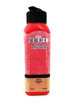 Artdeco Akrilik Boya 140 Ml. Kırmızı 070R-3016 Artdeco Akrilik Boya 140 Ml. Kırmızı 070R-3016