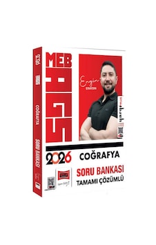 Yargı Yayınları 2026 Meb-ags Tamamı Çözümlü Coğrafya Soru Bankası Engin Eraydın Yargı Yayınları 2026 Meb-ags Tamamı Çözümlü Coğrafya Soru Bankası Engin Eraydın