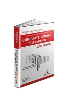 Kentkitap-Aydın Yayınları Cumhuriyet Dönemi Türk Edebiyatı Soru Bankası Kentkitap-Aydın Yayınları Cumhuriyet Dönemi Türk Edebiyatı Soru Bankası