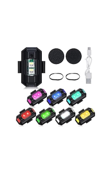 Mini Led Flash 7 Renk Rgb Usb Şarjlı Araba Motosiklet Bisiklet Drone Uyumlu Mini Led Flash 7 Renk Rgb Usb Şarjlı Araba Motosiklet Bisiklet Drone Uyumlu