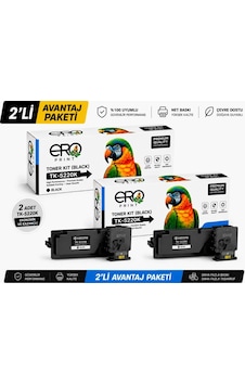 Kyocera Tk-5220k Siyah Uyumlu, Toner - 2'li Paket Kyocera Tk-5220k Siyah Uyumlu, Toner - 2'li Paket