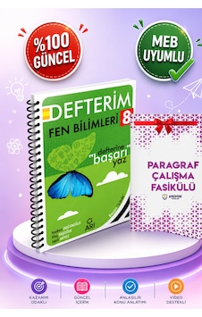 Arı Yayınları 8. Sınıf Fen Bilimleri Defterim Yeni Baskı Arı Yayınları 8. Sınıf Fen Bilimleri Defterim Yeni Baskı