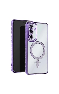 Samsung Galaxy A36 Joke Simli Magneticsafe Kılıf - Derin Mor Samsung Galaxy A36 Joke Simli Magneticsafe Kılıf - Derin Mor
