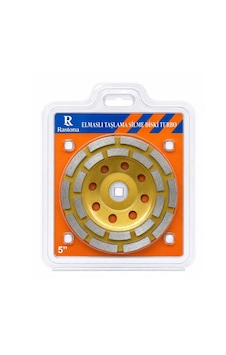 Rastona Elmaslı Taşlama Silme Diski Turbo 5"