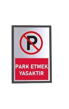 Usin Metal Gümüş 14x20 Cm Yapışkanlı Kırmızı Park Etrmek Yasaktır Uyarı İkaz Tabelası Levhası Usin Metal Gümüş 14x20 Cm Yapışkanlı Kırmızı Park Etrmek Yasaktır Uyarı İkaz Tabelası Levhası