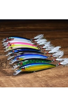 Valkyrie 10 Adet 9cm 7.2gr Tüylü Minnow Rapala Suni Spin Olta Balık Yemi Sku: Zeusstk85de6d9a7f Valkyrie 10 Adet 9cm 7.2gr Tüylü Minnow Rapala Suni Spin Olta Balık Yemi Sku: Zeusstk85de6d9a7f