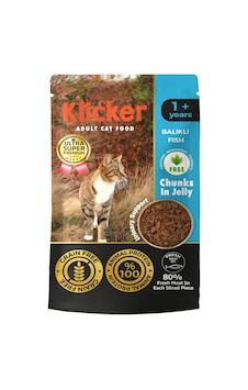 Klicker Pauch Balıklı Kedi Konservesi 85 Gr Klicker Pauch Balıklı Kedi Konservesi 85 Gr