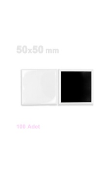 Kare Magnet 50x50mm Uv Baskıya Uygun Vguvbkms 100 Adet Montajlı