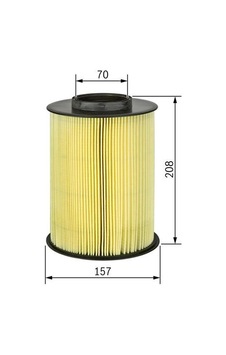 BOSCH F026400389 HAVA FİLTRESİ MERCEDES W211 W219 W221 W164 05- BOSCH F026400389 HAVA FİLTRESİ MERCEDES W211 W219 W221 W164 05-