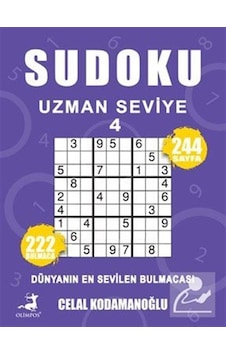 Sudoku Uzman Seviye 4 - Celal Kodamanoğlu Sudoku Uzman Seviye 4 - Celal Kodamanoğlu
