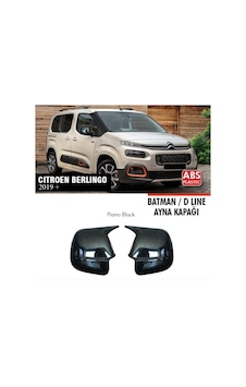 Citroen Berlingo Yarasa Batman Ayna Kapağı Plastik 2019+ Parlak S Citroen Berlingo Yarasa Batman Ayna Kapağı Plastik 2019+ Parlak S