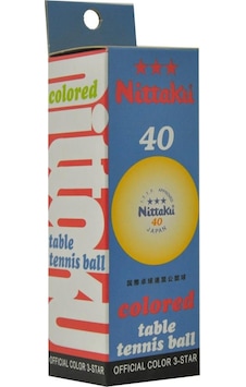 Nittaku 3 Star Nb-1912 3'lü Masa Tenisi Topu Turuncu