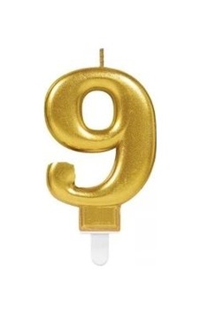 Northcity 9 Rakam Mum Gold Renk Beyaz - Gold - Siyah Northcity 9 Rakam Mum Gold Renk Beyaz - Gold - Siyah