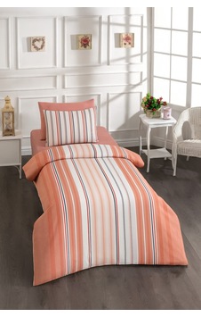 Asos Tek Kişilik Pamuklu Nevresim Seti 160x220 Kremit Asos Tek Kişilik Pamuklu Nevresim Seti 160x220 Kremit