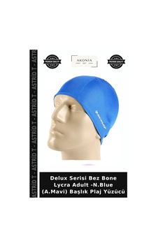Delux Serisi Bez Bone Lycra Adult -n.blue A.mavi Başlık Plaj Yüzücü Açık Mavi Delux Serisi Bez Bone Lycra Adult -n.blue A.mavi Başlık Plaj Yüzücü Açık Mavi