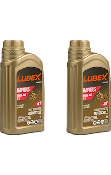 Lubex Rapidus Fs 10W-40 1 L 4 Zamanlı Motosiklet Yağı (2 Adet) Lubex Rapidus Fs 10W-40 1 L 4 Zamanlı Motosiklet Yağı (2 Adet)