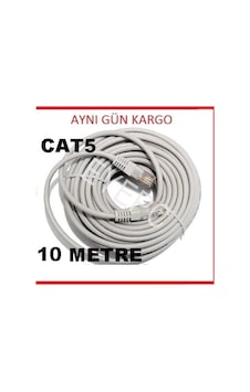 10 Metre Lan Internet Eternet Ethernet Cat5E Kablosu Hazir A1 10 Metre Lan Internet Eternet Ethernet Cat5E Kablosu Hazir A1