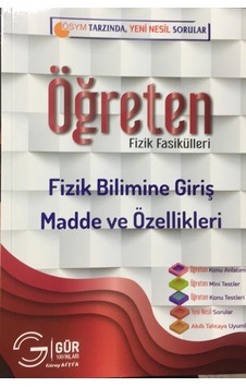 Öğreten Fizik Fasikülleri Fizik Bilimine Giriş Madde ve Özellikle Öğreten Fizik Fasikülleri Fizik Bilimine Giriş Madde ve Özellikle