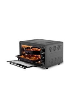 Asvera Gurme 40 L Turbo Fanlı Işıklı İki Tepsili Mini Midi Fırın