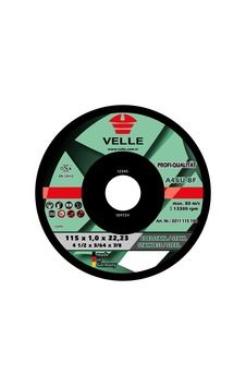 Velle 115X1 Inox Kesme  Taşı