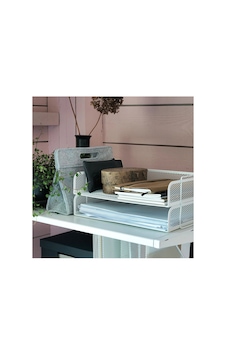 Metal Evrak Rafı 34x24x7 Cm 4'lü Set Katlı Dosyalık Beyaz Raf Çelik Dosyalama Beyaz - 693851319 Diğer
