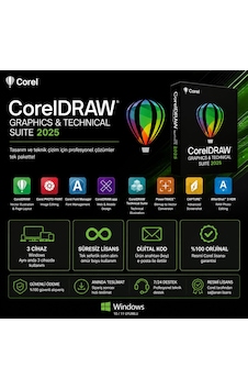 Corel Coreldraw Graphics/technical Suite 2025 Windows - 3 Cihaz Süresiz Dijital Kod Corel Coreldraw Graphics/technical Suite 2025 Windows - 3 Cihaz Süresiz Dijital Kod