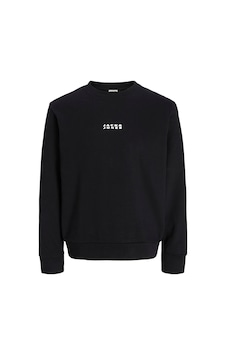 Büyük Beden Logo Baskili Sweatshirt - Stance Black Büyük Beden Logo Baskili Sweatshirt - Stance Black