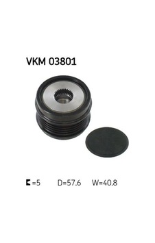 Skf Vkm03801 Alternatör Kasnağı Mercedes W176 W246 C117 X156 A2701550315 Skf Vkm03801 Alternatör Kasnağı Mercedes W176 W246 C117 X156 A2701550315