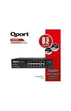 Q-poe8g 8 Port 10/100/1000 8 Port Poe 2 Port Uplınk + 1 Sfp 120w Yonetılemez Desktop Swıtch Q-poe8g 8 Port 10/100/1000 8 Port Poe 2 Port Uplınk + 1 Sfp 120w Yonetılemez Desktop Swıtch