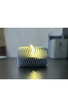 Gri Led Mumluk Led Yemek Masası İçin Dekorasyon, Düğün Masa Dekorasyonu ŞEFFAF