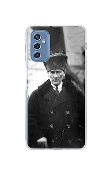 Samsung Galaxy M52 Uyumlu Mustafa Kemal Atatürk Portre Baskılı Silikon Kılıf Samsung Galaxy M52 Uyumlu Mustafa Kemal Atatürk Portre Baskılı Silikon Kılıf