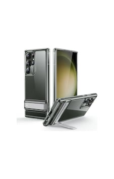 Esr Samsung Uyumlu S23 Ultra Kılıf Standlı Kickstand Silikon - Şeffaf Şeffaf Esr Samsung Uyumlu S23 Ultra Kılıf Standlı Kickstand Silikon - Şeffaf Şeffaf