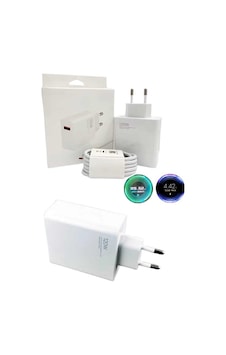 120 Watt Turbo Hızlı Şarj Aleti Seti Hızlı Şarj Adaptörü Beyaz 120 Watt Turbo Hızlı Şarj Aleti Seti Hızlı Şarj Adaptörü Beyaz