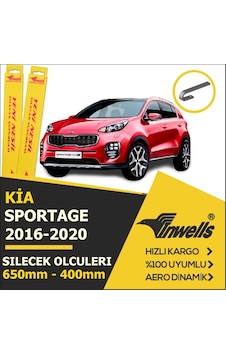 Inwells Kia Sportage 2016 - 2020 Ön Muz Silecek Takımı Inwells Kia Sportage 2016 - 2020 Ön Muz Silecek Takımı