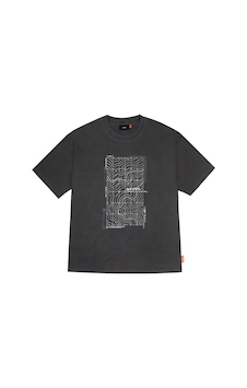 Skinarma Sonar Kısa Kollu Oversize Unisex Bisiklet Yaka Gri Tişört X Large Skinarma Sonar Kısa Kollu Oversize Unisex Bisiklet Yaka Gri Tişört X Large
