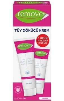 Remove Hassas Tüy Dökücü Krem 100 ML x 2 Remove Hassas Tüy Dökücü Krem 100 ML x 2