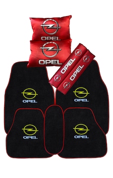Opel Araçlara Uyumlu Nakış İşlemeli 5 Parça Oto Halı Paspas & Dijital Baskılı Kırmızı Konfor Seti Opel Araçlara Uyumlu Nakış İşlemeli 5 Parça Oto Halı Paspas & Dijital Baskılı Kırmızı Konfor Seti