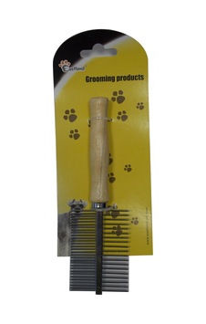 Eastland Tahta Saplı Metal Köpek Tarağı Eastland Tahta Saplı Metal Köpek Tarağı