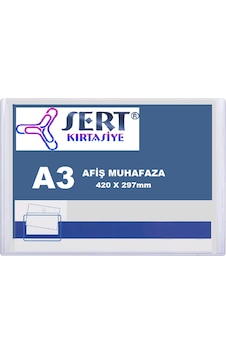 Afiş Muhafaza Kabı A3 420x297mm 10lu Paket Afiş Muhafaza Kabı A3 420x297mm 10lu Paket