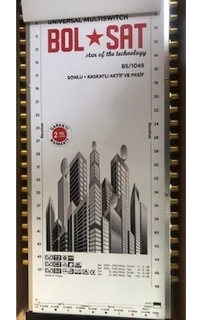 Bolsat Bs-10/48 Sonlu+Kaskatlı Santral Adaptör Dahil