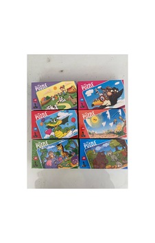 30 Parça Karton Puzzle Mini Boy 6'lı Set 1