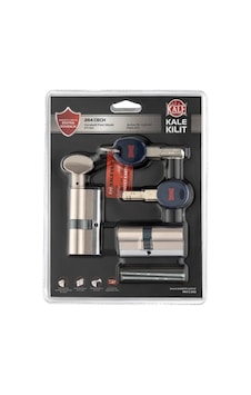 Kale İkili Pas Sistemli Yüksek Güvenlikli Kapı Silindiri 68 Mm Saten Blister Cech+cechm 0 Kale İkili Pas Sistemli Yüksek Güvenlikli Kapı Silindiri 68 Mm Saten Blister Cech+cechm 0