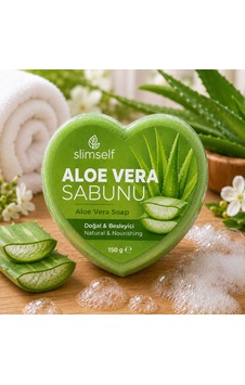 Slimself Aloevera Sünger Doğal Sabun Slimself Aloevera Sünger Doğal Sabun