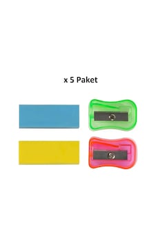 Parrot Kalemtraş Silgi Seti X 5 Paket Parrot Kalemtraş Silgi Seti X 5 Paket
